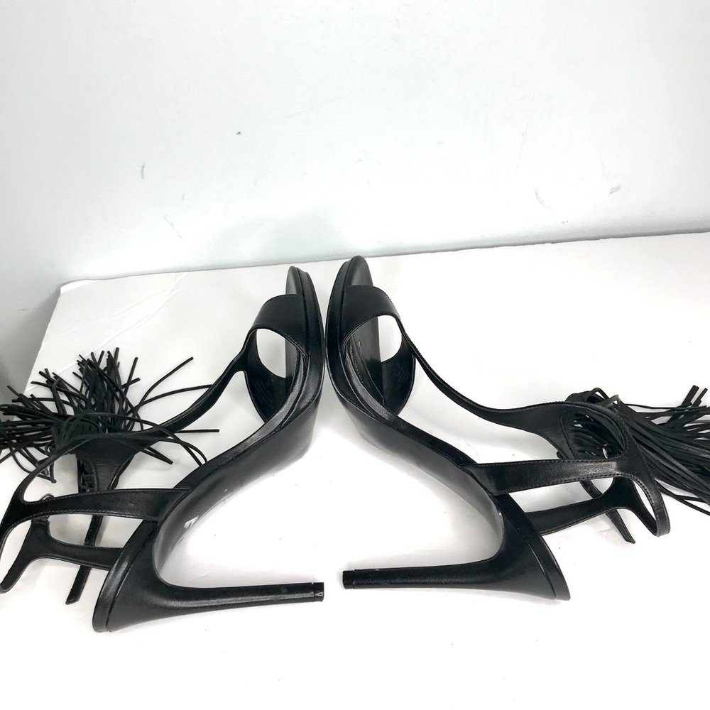 Kendall +Kylie black fringe pumps - Picture 7 of 8